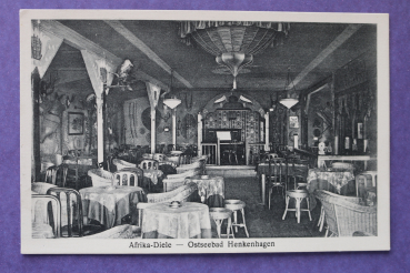Ansichtskarte AK Kolberg Kołobrzeg 1915-1925 Afrika Diele Henkenhagen Restaurant Möbel West Pommern Ortsansicht Polen Polska